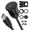 Аудио удлинительный кабель USB 3.0 Male to Female для приборной панели автомобиля, грузовика, мотоцикла, адаптер 3,3 фута 6,60 фута