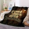 San Andreas City Flannel Blanket Throw Blanket Soft Warm Sofa Bed Camping Home Decor Unique Christmas Gift C9211758