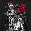Star Wars Childrens/Kids Merry Christmas Droids Hoodie