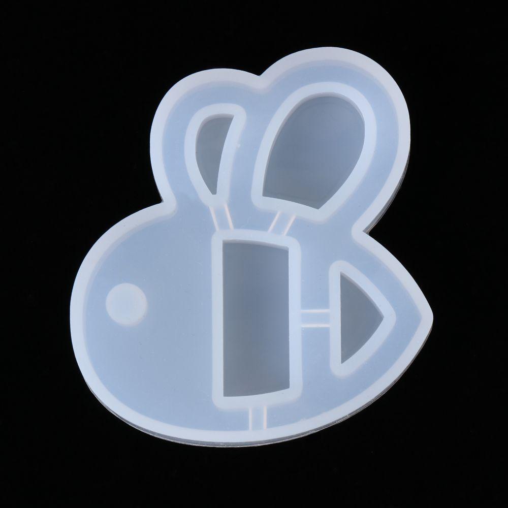 UV Epoxy Crystal Pendant Hanging Tags Shaker Resin Mold Key Chain Molds Quicksand Silicone Mould