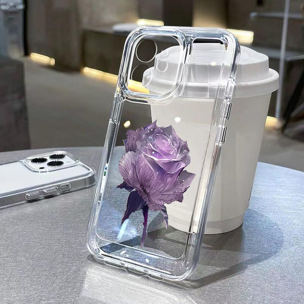 Flower Phone Case For Oppo Reno13 Reno12 Reno11 Reno10 Reno8 Reno7 Reno6 F 5G Clear TPU Cover