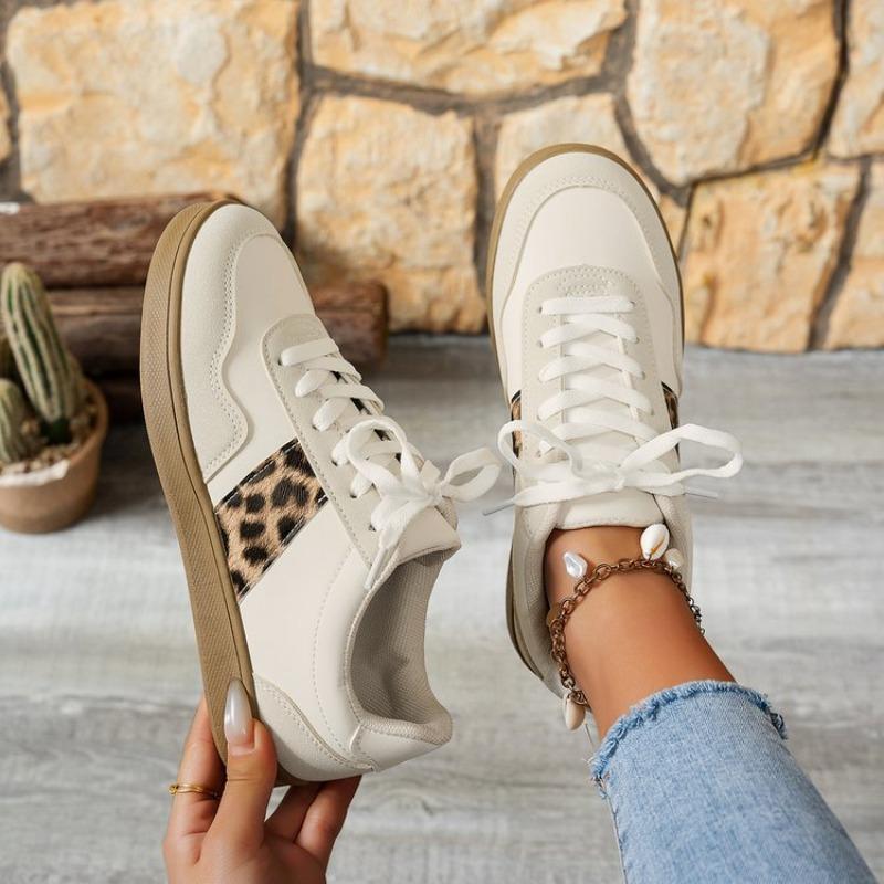 New Women Shoes Round Toed Versatile Flat Shoes and Sports Sneakers