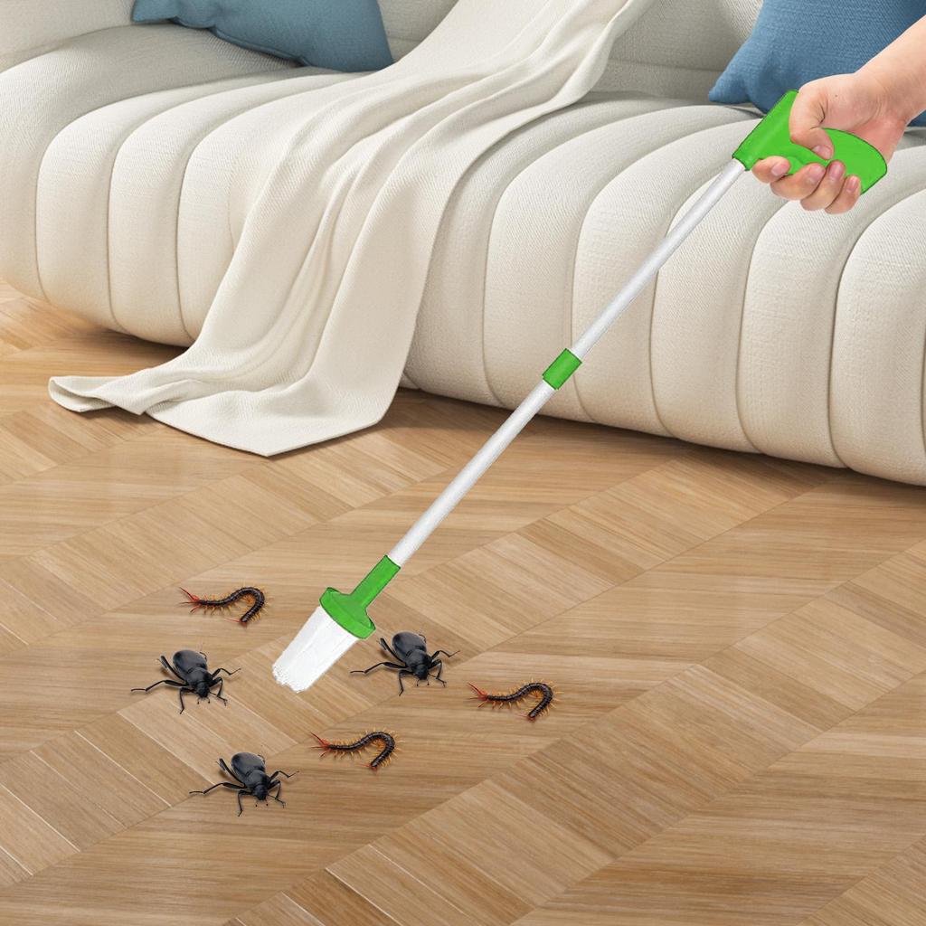 Инструмент для ловли пауков и тараканов с длинной ручкой, складная ловушка для насекомых, безопасный инструмент для сбора насекомых для семейного дома, для использования на улице