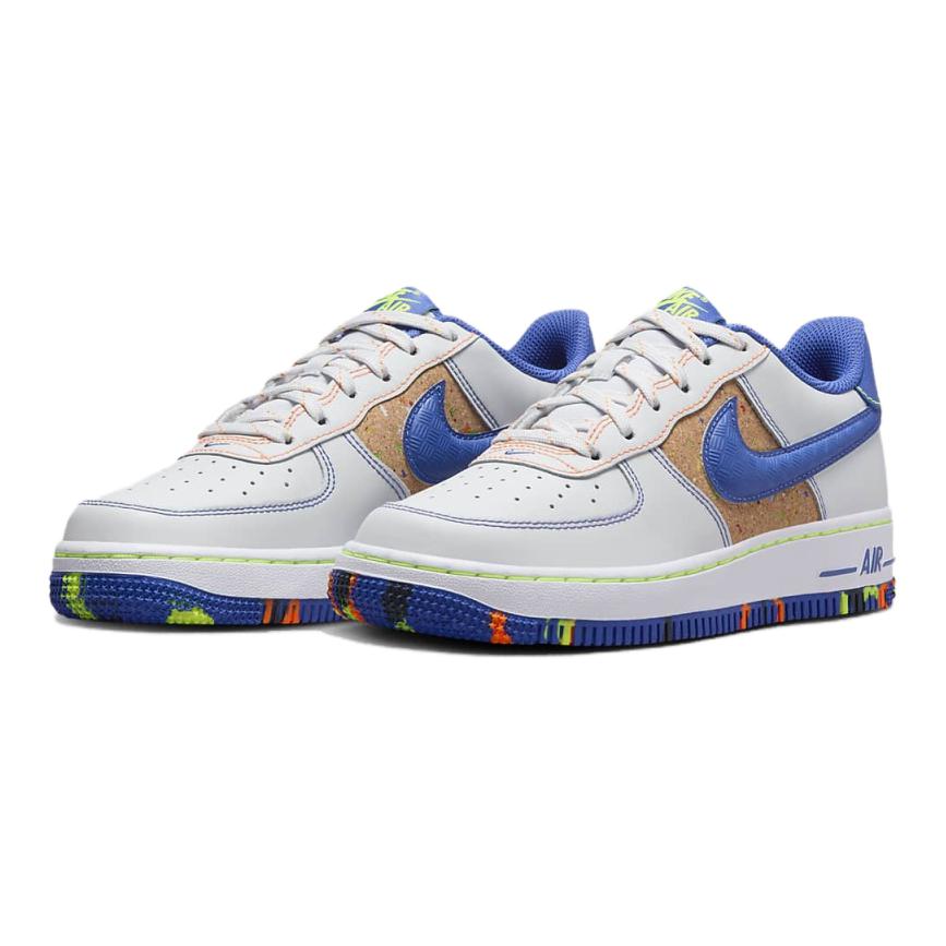 Nike Air Force 1 LV8 Gs Пыльный Фотон Вольт Общий Оранжевый Астрономический Синий HJ9231-025