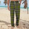 Printed Knitted Mens Pocket Fashionable Casual Pants Pajama Pants