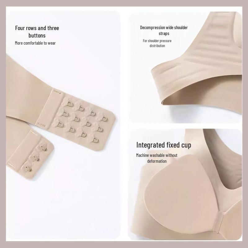 Women's Seamless Anti-Sagging Sports Bra: Posture Correction and Back-Shaping