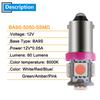10PCS DC 12V 24V T11 T4W BA9S W6W 5050 5 SMD LED Bulb Car Truck Reading Map Dash Indicator Exterior Parking Marker Signal Light
