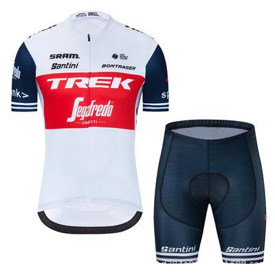 Summer Short Sleeve Cycling Suit Strap Set Breathable Men's and Women's Cycling Shirt Cycling Top Pants