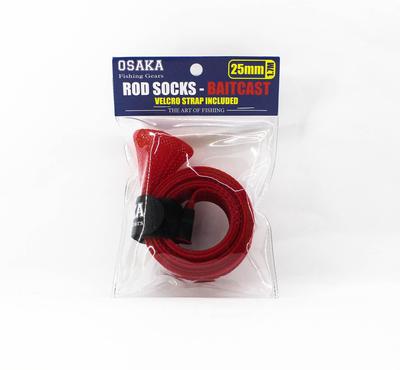 Crimson Носок для удочки Osaka для Baitcast 25мм x 1,7м ORS-B2517 Красный (6038)