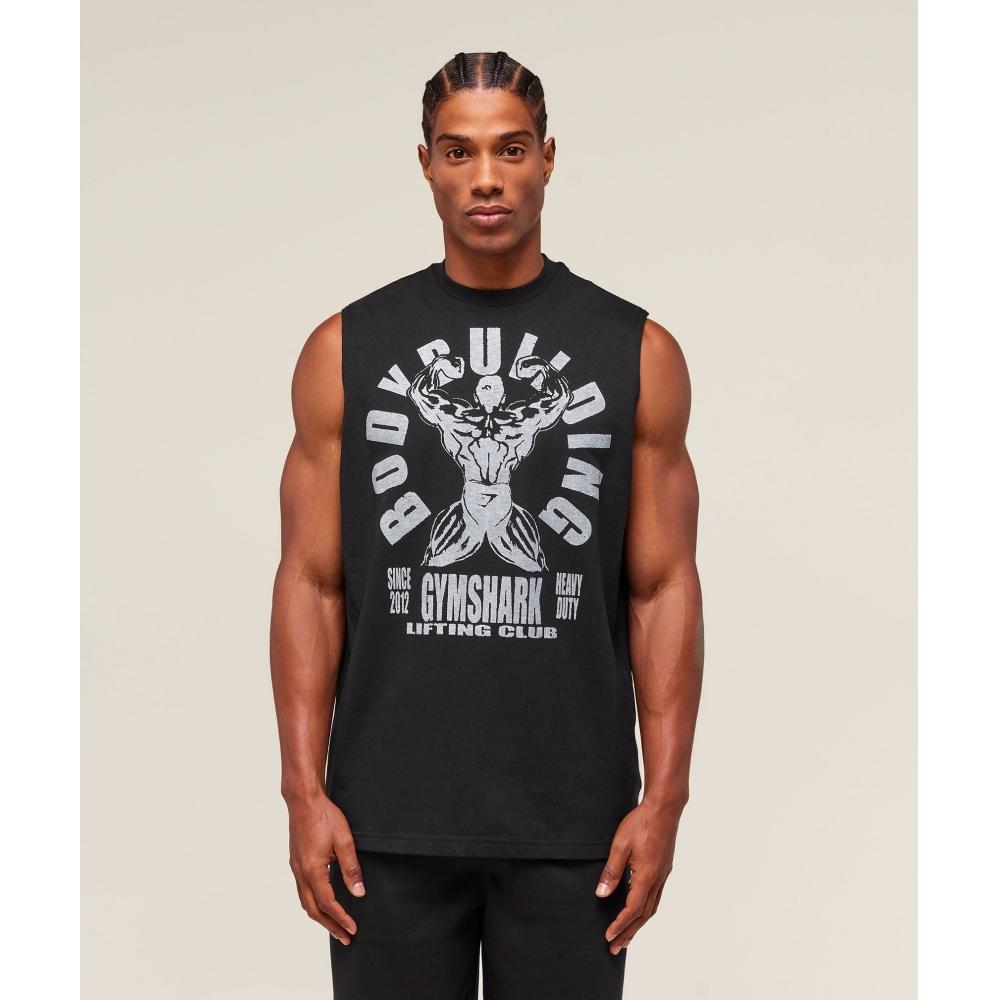 Gymshark Танк Lifting Club Flex черный A2b9i Bb2j