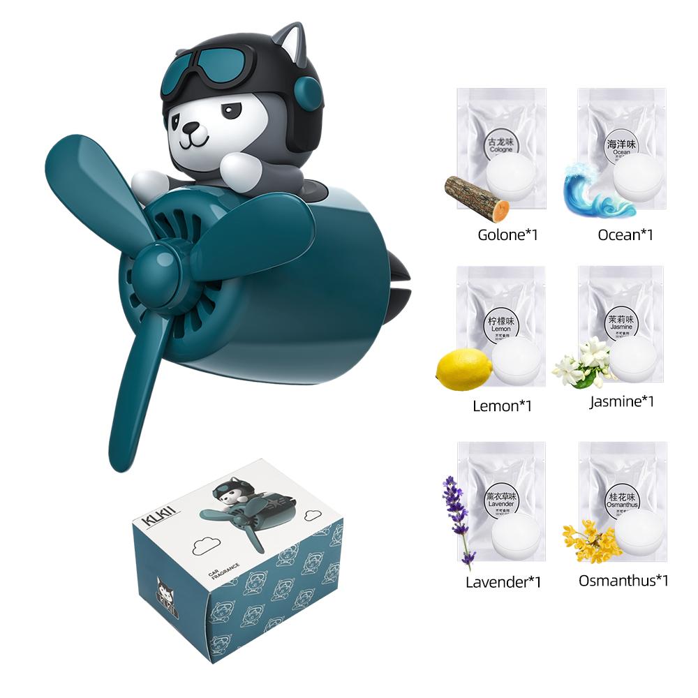 Автомобильный освежитель воздуха Bear Pilot, автоаксессуары, интерьерный диффузор для духов, вращающийся пропеллер, магнитный ароматизатор