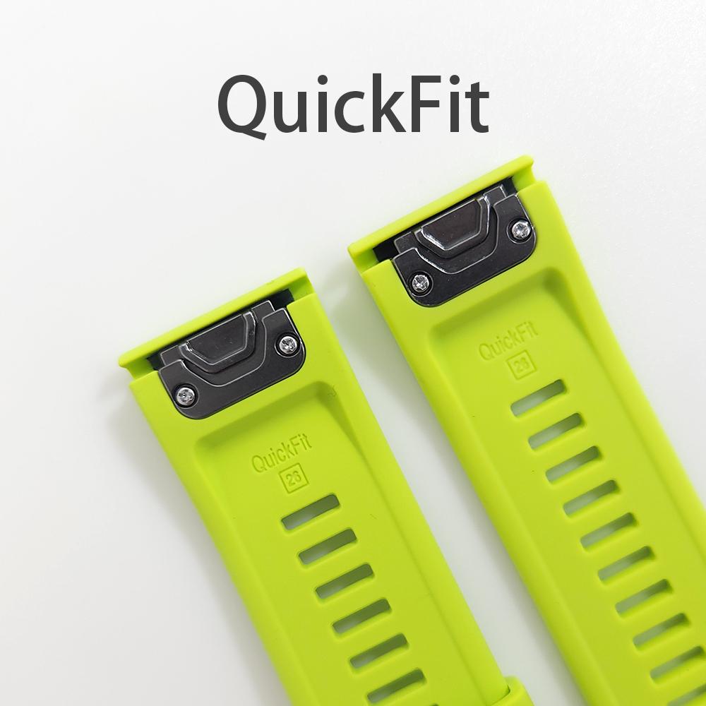 Двухцветный силиконовый ремешок для часов QuickFit 22 мм 26 мм Для Garmin Epix Pro Gen 2 47 мм 51 мм/Fenix 7X 7 Pro/Quatix 6 6X 5X Ремешок Браслет