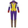 Kids Circus Performer Costume Full Body Jumpsuit Long Sleeve Stage Outfit Halloween Role Play Suit for Children Boys and Girls