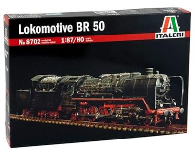 Platz Italeri немецкий паровоз BR50 пластиковая модель IT8702 1/87(HO)