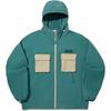 Li Ning Sports Casual Minimalist Color Block Hooded Versatile Jacket Men Jacket Green AFDVC07-1