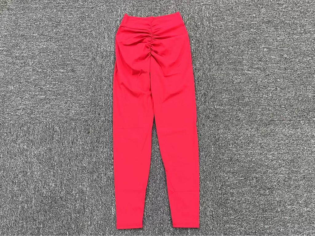 Chic V-Back Butt-Lifting Sports Leggings: Seamless Peach-Enhancing Yoga Pants