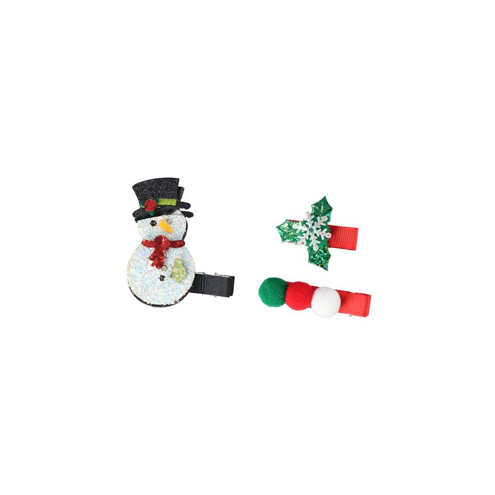 Xmas Ornaments Girls Christmas Hair Clip Christmas Tree Barrette Hair Accessories Cute Headwear