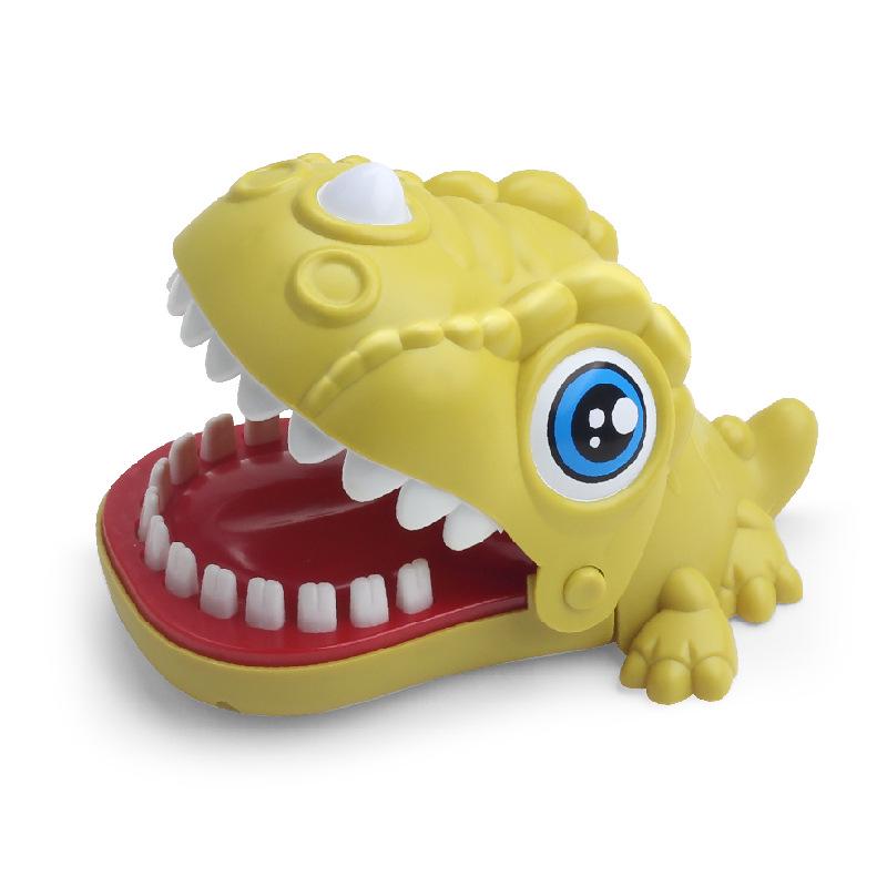 Большая игра с кусающимися зубами акулы и динозавра - игрушка-фокус для родителей и детей