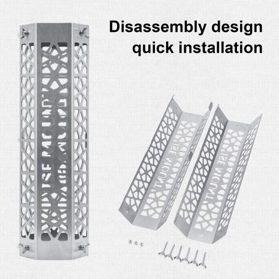 Сетка для дымоходов из нержавеющей стали, противоожоговая, для кемпинга на открытом воздухе, сетка для защиты от ожогов, прочная