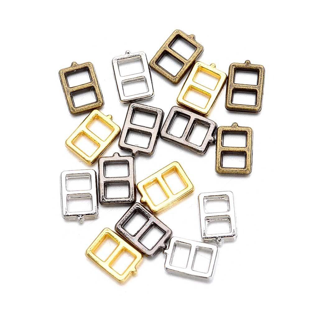 4 Colors Mini Ultra-small Belt Buttons Tri-glide Buckle Diy Dolls Buckles Doll Bags Accessories