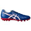 Asics Ds Light Series Round Toe Lace-Up Ag (Rubber Short Studs) Artificial Grass Synthetic Leather Soccer Shoes Men Soccer Shoes Blue Red 1103A032-401