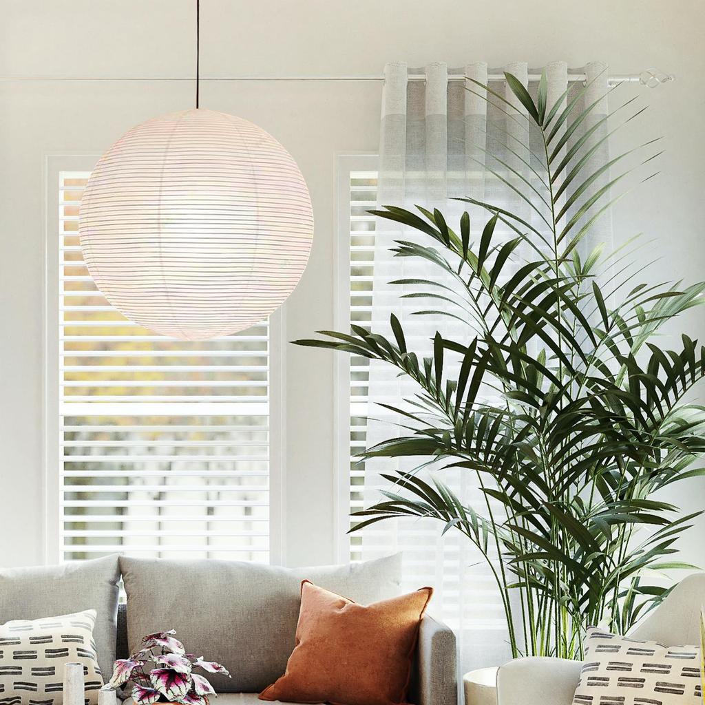 Классический круглый бумажный абажур, потолочный светильник, подвесной светильник, чехол для лампы для украшения отеля, кафе, ресторана, фермерского дома