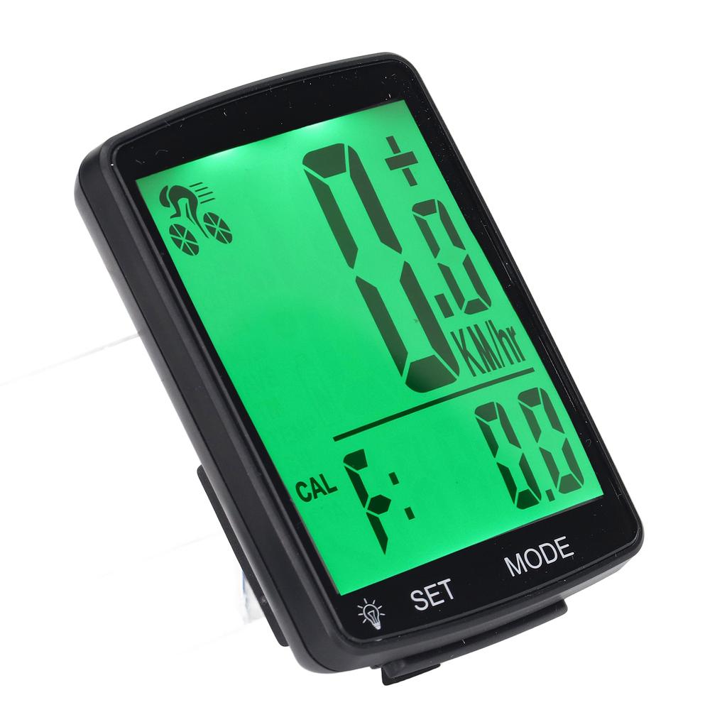 Bicycle Computer with Speed Cadence Sensor 2.8in LCD Display Bike Speedometer Wireless Cycling Compu