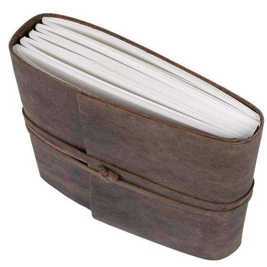 Кожаный ежедневник, блокнот ручной работы в кожаном переплете для мужчин и женщин 20,32 x 15,24 см, подарок для любого