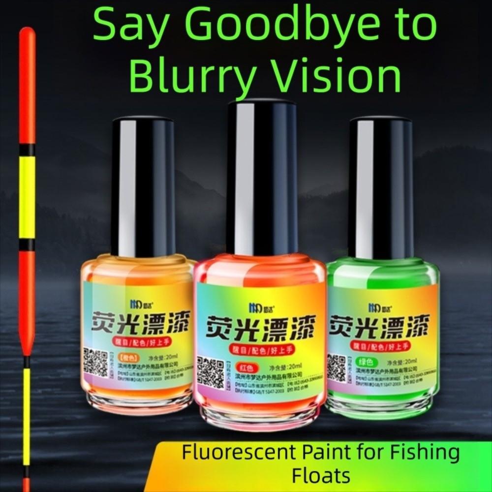 Visualable Fishing Float Indicators Fluorescent Paint Fishing Tackle Accessories Night Fishing