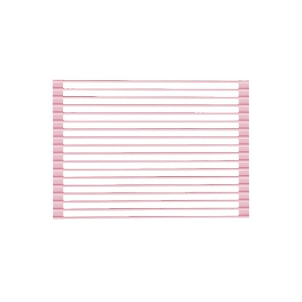 Non-slip Silicone Drainage Board Heat Resistant Roll-Up Drainage Board Kitchen Use