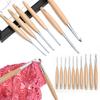 Crochet Hook Lightweight Ergonomic Design Hand Knitting Needle Smooth Wooden Crochet Needle for Handwork
