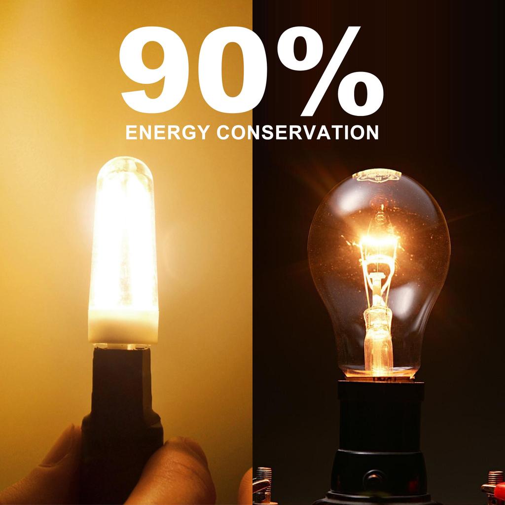 4 шт. ультраяркая светодиодная лампа E12 E14 AC220V 2 Вт 4 Вт, нить накаливания, светодиодная лампа на 360 градусов, заменяет галогенную люстру 40 Вт