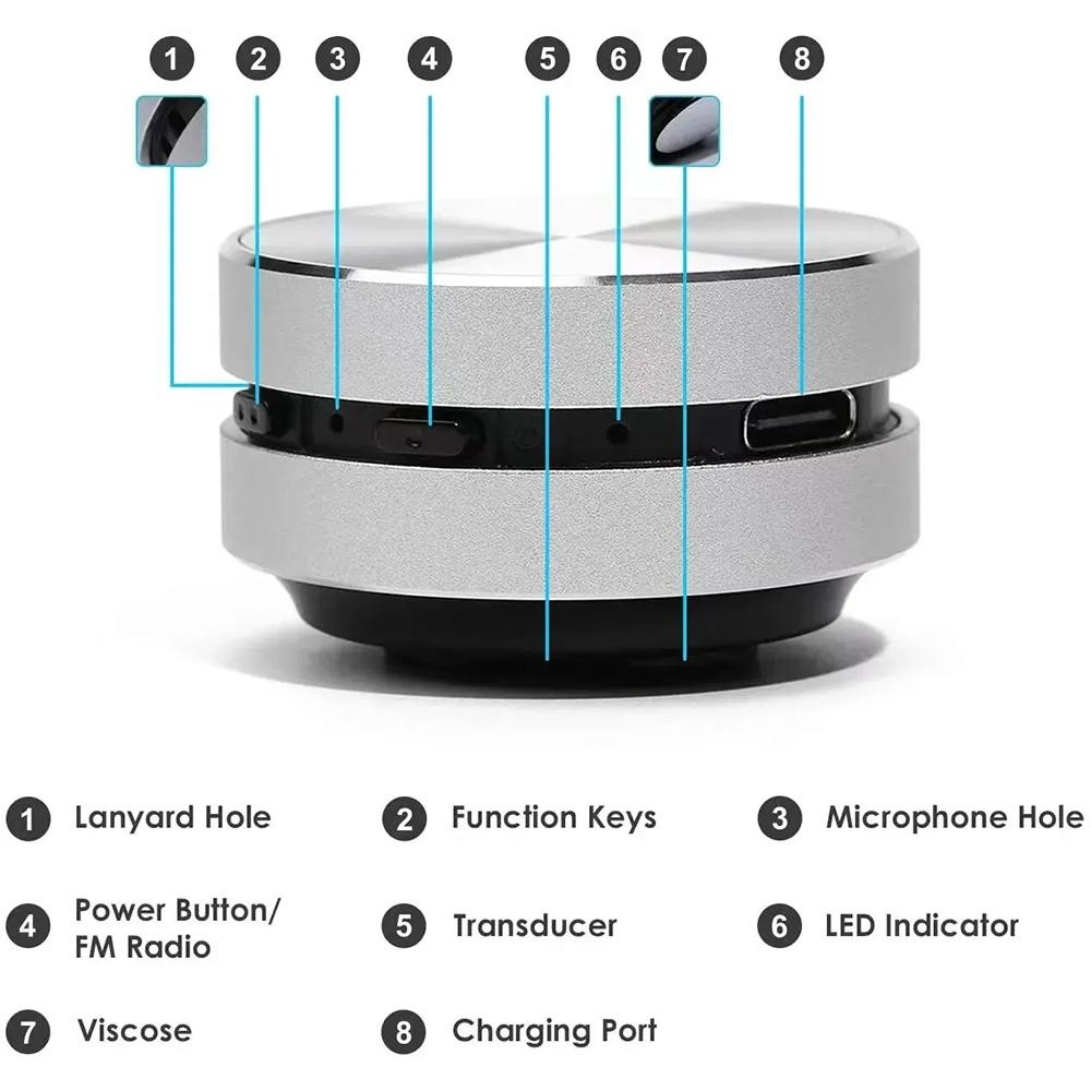 2026 New Bone Conduction Speaker Bluetooth-Compatible TWS Wireless Stereo Sound Hummingbird Speaker With FM Radio Dropshipping