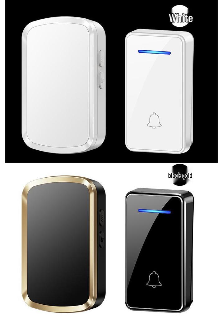 High Volume Wireless Doorbell with Long-Range Self-Powered Smart Reminder, 1 to 2 Waterproof Electronic Pager.
