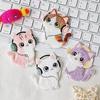 4 Pcs Mixed Cute Cartoon Cat With Headphones Embroidered Patches Iron On Decorative Applique