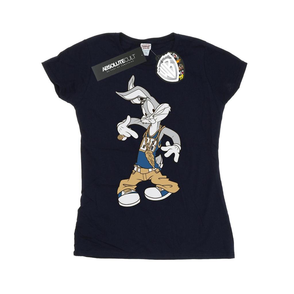 Looney Tunes Womens/Ladies Bugs Bunny Rapper Cotton T-Shirt