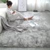 Gray Carpet For Living Room Plush Rug Bed Room Floor Fluffy Mats Anti -Slip Home Decor Rugs Soft Velvet Carpets Kids Room Blanket