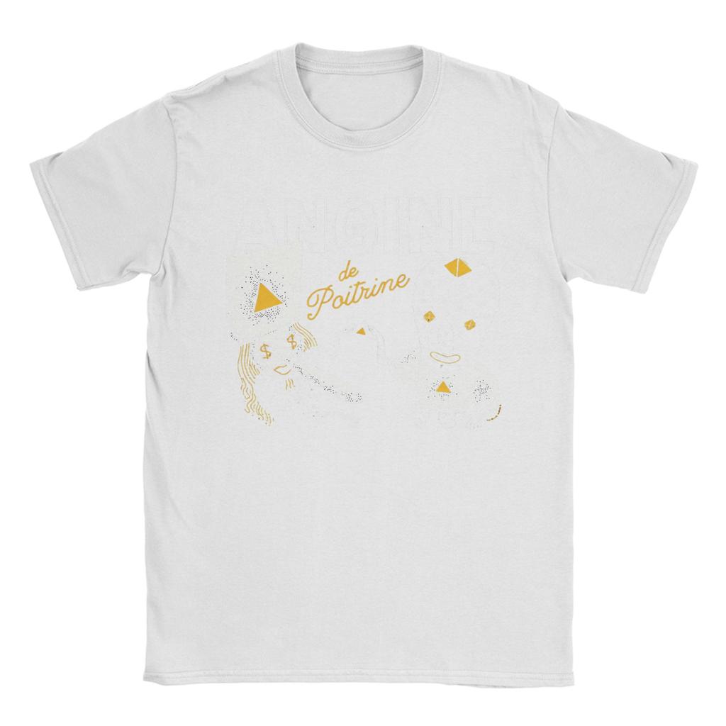 Angine de Poitrine T Shirts Unisex Cotton Vintage TShirt Round Neck Tees Short Sleeve Clothing Plus Size
