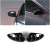 Глянцевая Черная Накладка на Зеркало Заднего Вида Боковое Заднее Для Toyota Yaris Cross +