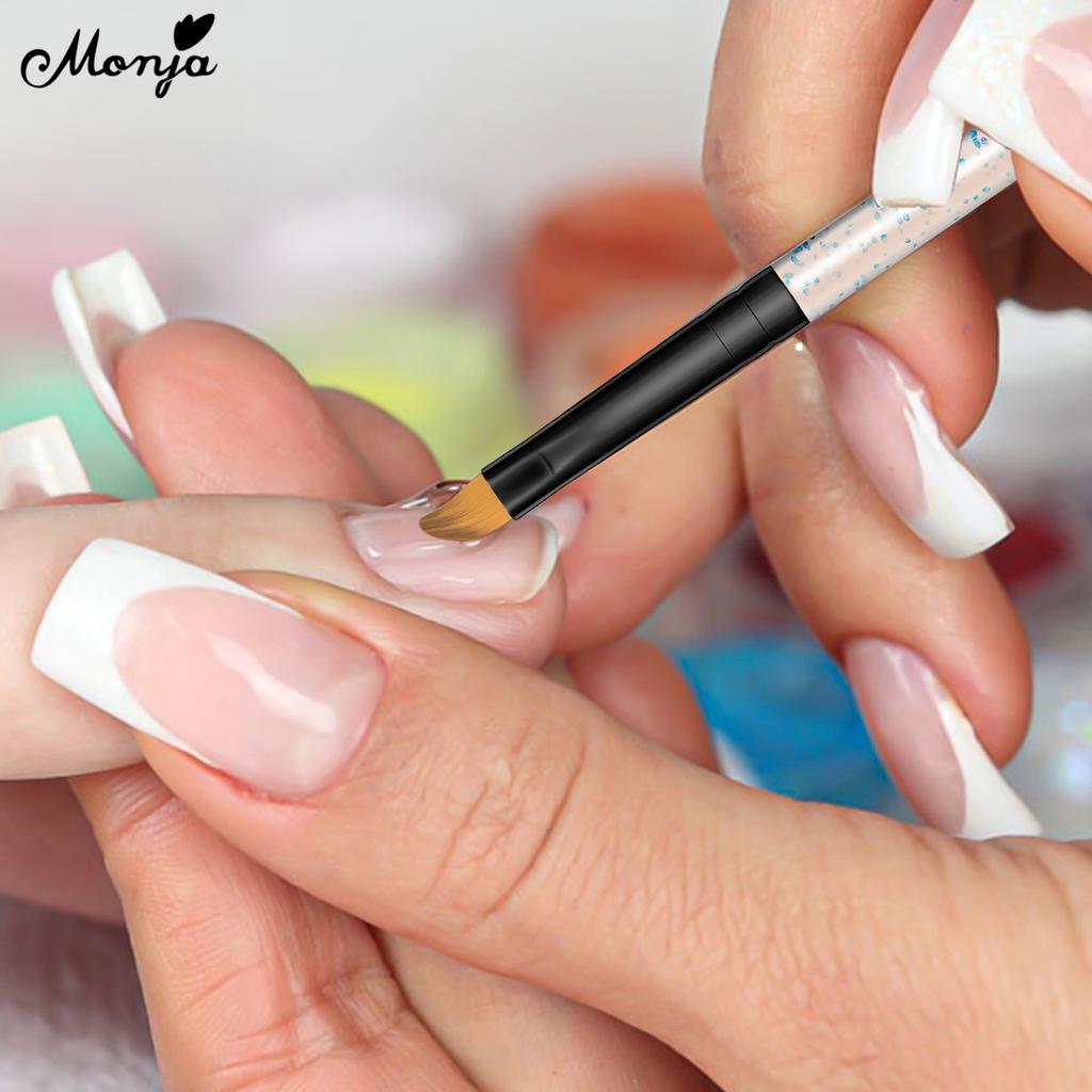 1 шт., кисть для дизайна ногтей, акриловая ручка, УФ-гель-лак, полиудлинитель, наращивание базового покрытия, рисунок, ручка для рисования, инструмент для дизайна маникюра «сделай сам»