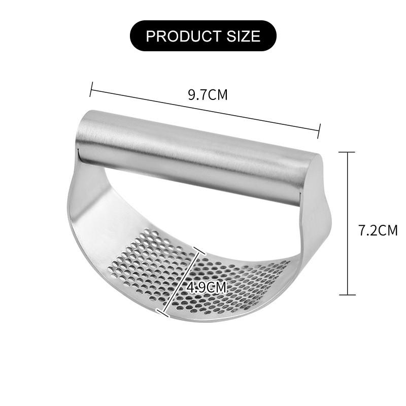 Многофункциональный ручной пресс для чеснока, изогнутый измельчитель для чеснока, измельчитель, пресс для чеснока из нержавеющей стали