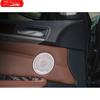 Автомобильный стереодинамик с левым рулем и правым рулем, наклейка на дверь, чехол для BMW X5 E70 F15 2008-2018, отделка из нержавеющей стали, автостайлинг, авто