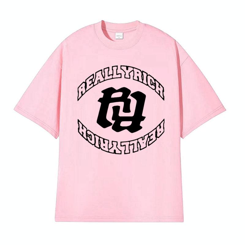 Rapper RR KanKan Really Rich Graphics T Shirt Mens Clothing Harajuku Hip Hop Tshirts Unisex 100 Cotton Oversized Tshirt Tops