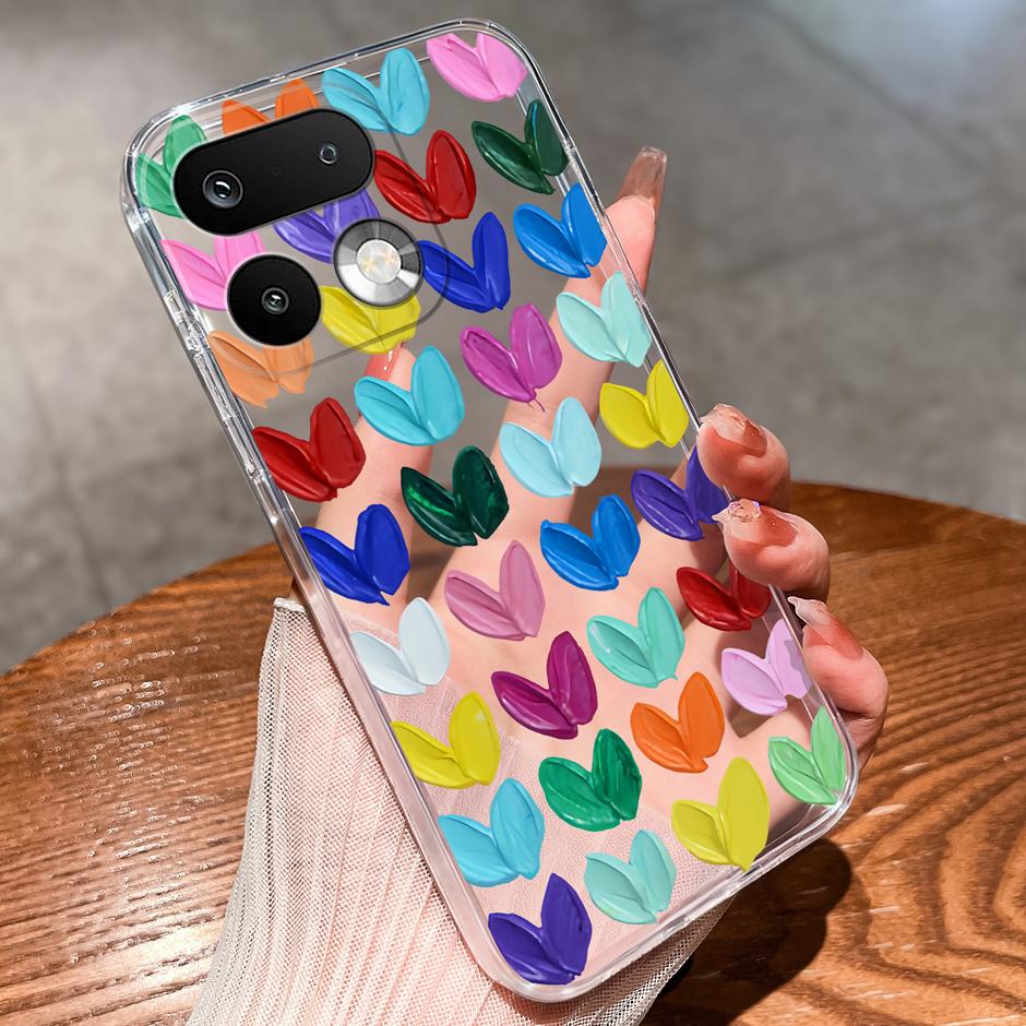 Чехлы Для OPPO Realme 16 Pro 16 Pro Plus Девочка с Желтой Уткой Антизагрязняющий Модный Прозрачный Корпус Для Realme 16Pro 16 Pro+ Fundas