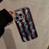 Роскошный чехол для телефона с принтом Glacier Stripe для iPhone 16 15 14 13 12 11 Pro Max задняя крышка