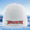 Red edgy band lettering design Knitted Hat Unisex Women Unisex Beanie Pullover Cap Winter Thermal Warm Christmas Outdoor Cycling Hi
