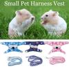 Rat Squirrel Chinchilla Gerbil Ferret Nylon Rope Pet Supplies Mouse Vest Walking Lead Hamster Leash