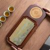 Color Changing Solid Wood Tea Tray Heat Changing Tea Tray Household Small Tea Table