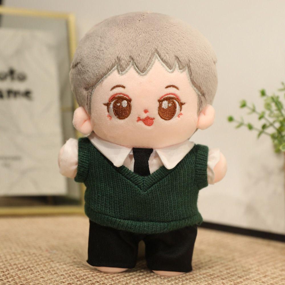 Knitted Sweater 20cm Dolls Overalls DIY Gift Toys Plush Doll's Clothing  Collection Gift
