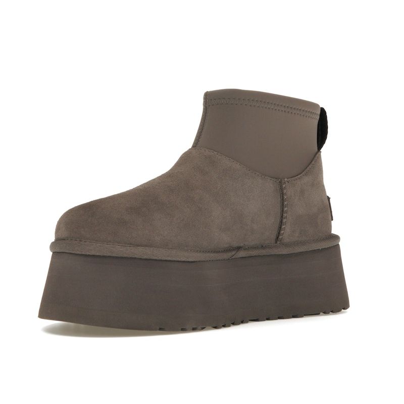 UGG Классические мини-кеды Dipper Thundercloud женские серые 1168170-THND